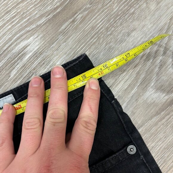 AG Adriano Goldschmied The Isabelle high-rise straight crop black size 30 - Picture 11 of 12